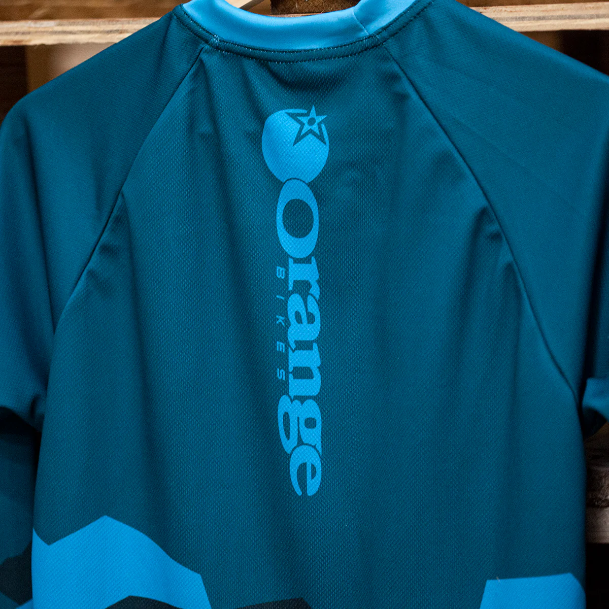 Kids Iced Camo Jersey long Sleeve (Teal/blue) - Image 3